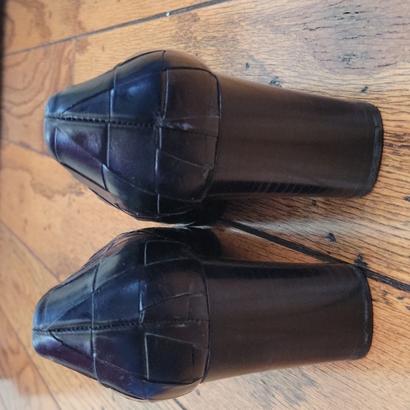 Vintage Rare Joan Hepburn Woven Leather Platform Pumps Size 8.5 Just Beautiful! - Picture 7 of 10